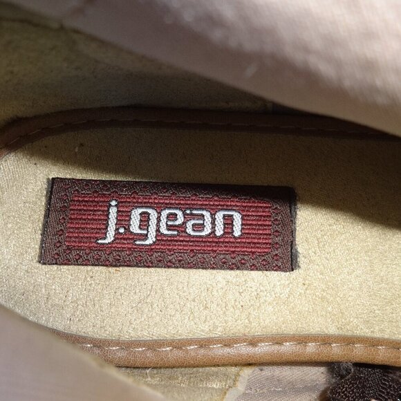 J.gean Brazian leather women's ankle boots side zip padded insole size 7-71/2 US - Picture 6 of 16